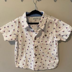 JoJo Maman Bebe short sleeve dress shirt